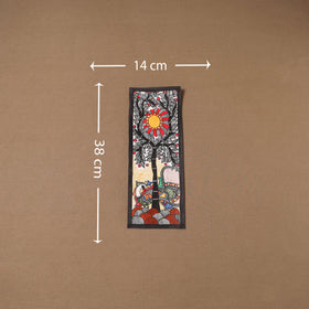 Handpainted madhubani painting by hira devi (15 x 5 in) 117