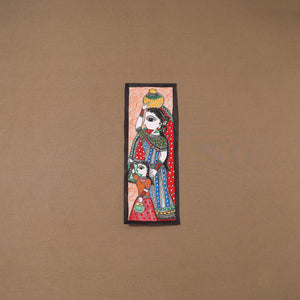 Handpainted madhubani painting by hira devi (15 x 5 in) 118