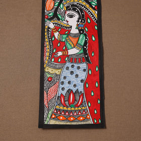 Handpainted madhubani painting by hira devi (15 x 5 in) 119
