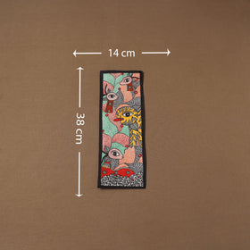 Handpainted madhubani painting by hira devi (15 x 5 in) 122