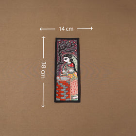 Handpainted madhubani painting by hira devi (15 x 5 in) 123