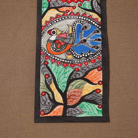 Handpainted madhubani painting by hira devi (15 x 5 in) 125