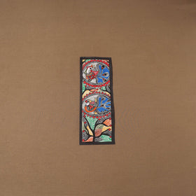 Handpainted madhubani painting by hira devi (15 x 5 in) 125