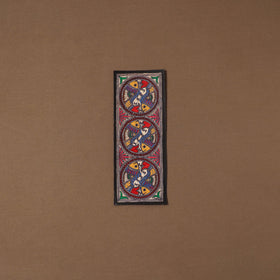 Handpainted madhubani painting by hira devi (15 x 5 in) 52