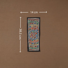 Handpainted madhubani painting by hira devi (15 x 5 in) 53