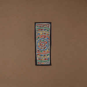Handpainted madhubani painting by hira devi (15 x 5 in) 53