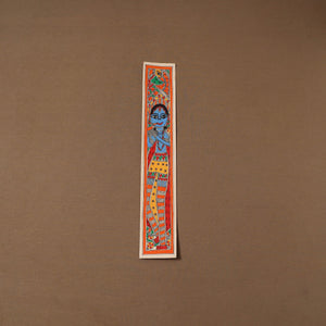 Handpainted madhubani painting by hira devi (22 x 3 in) 100