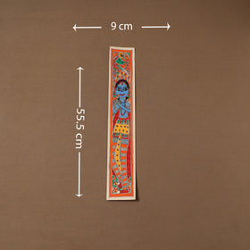 Handpainted madhubani painting by hira devi (22 x 3 in) 100