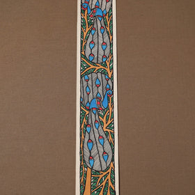 Handpainted madhubani painting by hira devi (22 x 3 in) 107