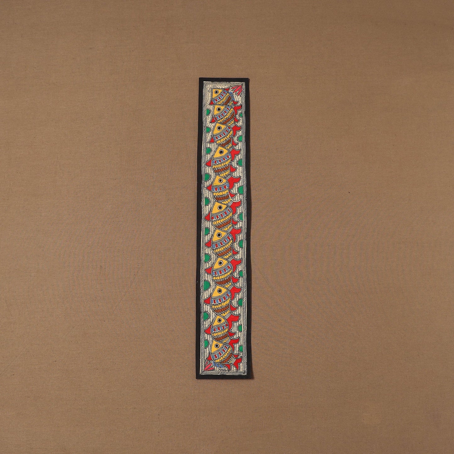 Handpainted madhubani painting by hira devi (22 x 3 in) 97