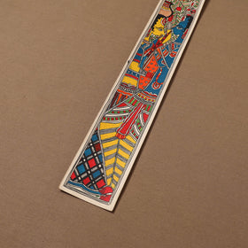 Handpainted madhubani painting by hira devi (22 x 3 in) 99
