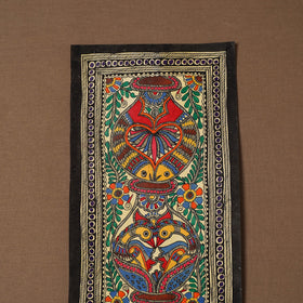 Handpainted madhubani painting by hira devi (22 x 7 in) 44