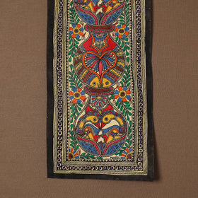 Handpainted madhubani painting by hira devi (22 x 7 in) 44