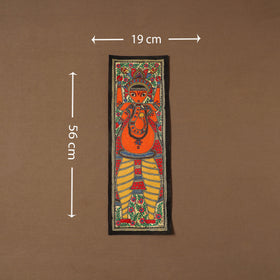 Handpainted madhubani painting by hira devi (22 x 7 in) 45