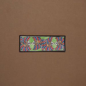 Handpainted madhubani painting by hira devi (3 x 11 in) 59