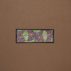 Handpainted madhubani painting by hira devi (3 x 11 in) 59