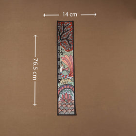 Handpainted madhubani painting by hira devi (30 x 5 in) 47