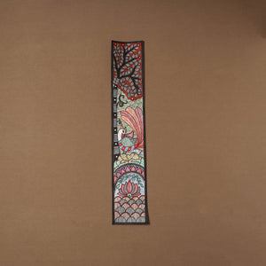 Handpainted madhubani painting by hira devi (30 x 5 in) 47