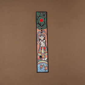 Handpainted madhubani painting by hira devi (30 x 5 in) 48