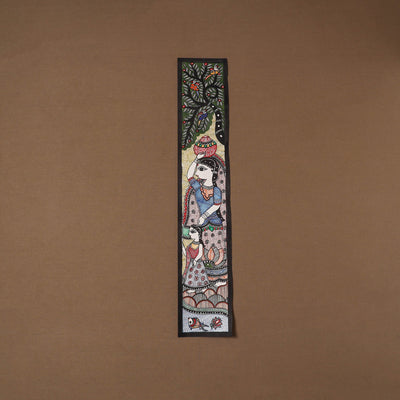 Handpainted madhubani painting by hira devi (30 x 5 in) 50