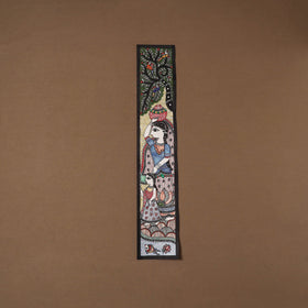 Handpainted madhubani painting by hira devi (30 x 5 in) 50