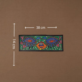 Handpainted madhubani painting by hira devi (5 x 15 in) 51