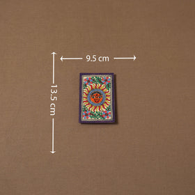 Handpainted madhubani painting by hira devi (5 x 4 in) 151