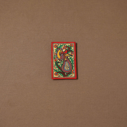 Handpainted madhubani painting by hira devi (5 x 4 in) 154