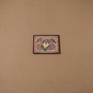 Handpainted madhubani painting by hira devi (5 x 7 in) 181