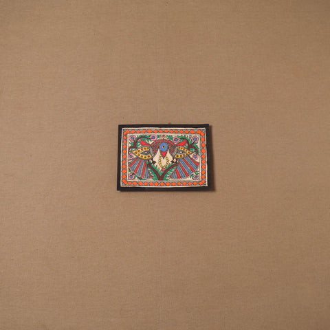 Handpainted madhubani painting by hira devi (5 x 7 in) 181