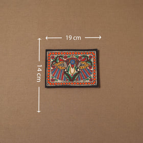 Handpainted madhubani painting by hira devi (5 x 7 in) 182