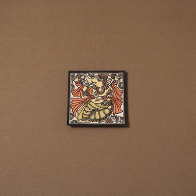 Handpainted madhubani painting by hira devi (6 x 6 in) 141