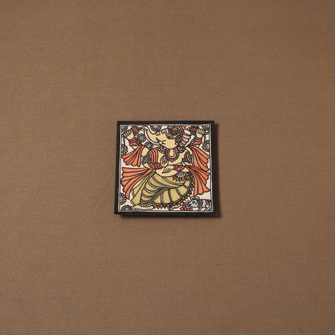 Handpainted madhubani painting by hira devi (6 x 6 in) 141