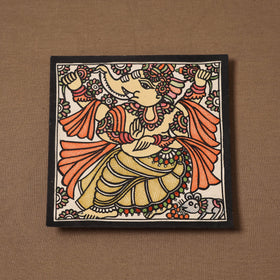Handpainted madhubani painting by hira devi (6 x 6 in) 141