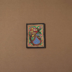 Handpainted madhubani painting by hira devi (7 x 5 in) 187