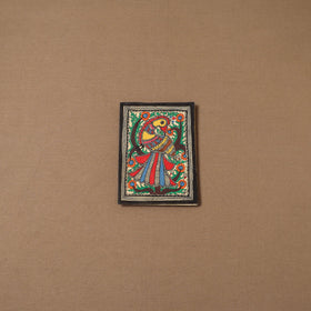 Handpainted madhubani painting by hira devi (7 x 5 in) 188