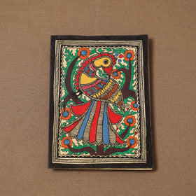 Handpainted madhubani painting by hira devi (7 x 5 in) 188