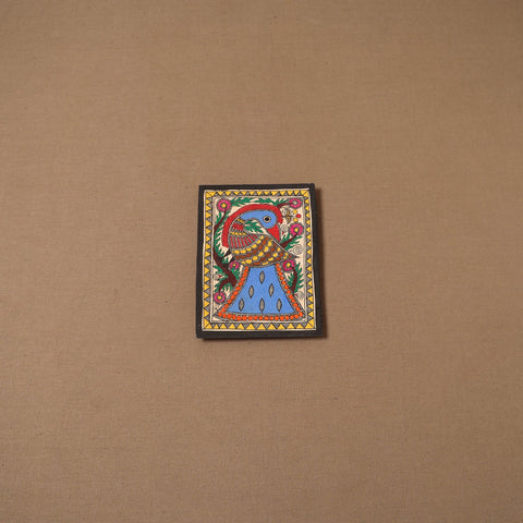 Handpainted madhubani painting by hira devi (7 x 5 in) 190