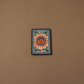 Handpainted madhubani painting by hira devi (7 x 5 in) 193