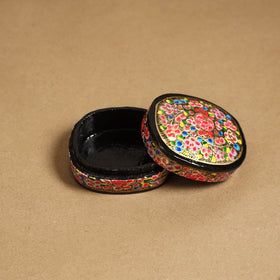 Multicolor - handpainted paper mache multipurpose box 07