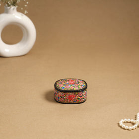 Multicolor - handpainted paper mache multipurpose box 07