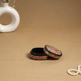 Multicolor - handpainted paper mache multipurpose box 07