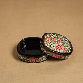 Multicolor - handpainted paper mache multipurpose box 08