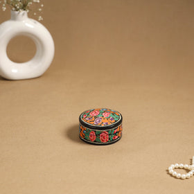 Multicolor - handpainted paper mache multipurpose box 10