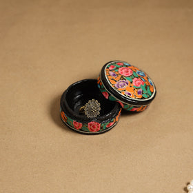 Multicolor - handpainted paper mache multipurpose box 10