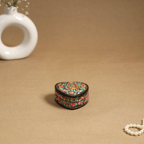 Multicolor - handpainted paper mache multipurpose box 14