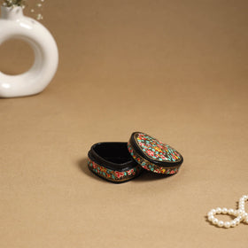 Multicolor - handpainted paper mache multipurpose box 14