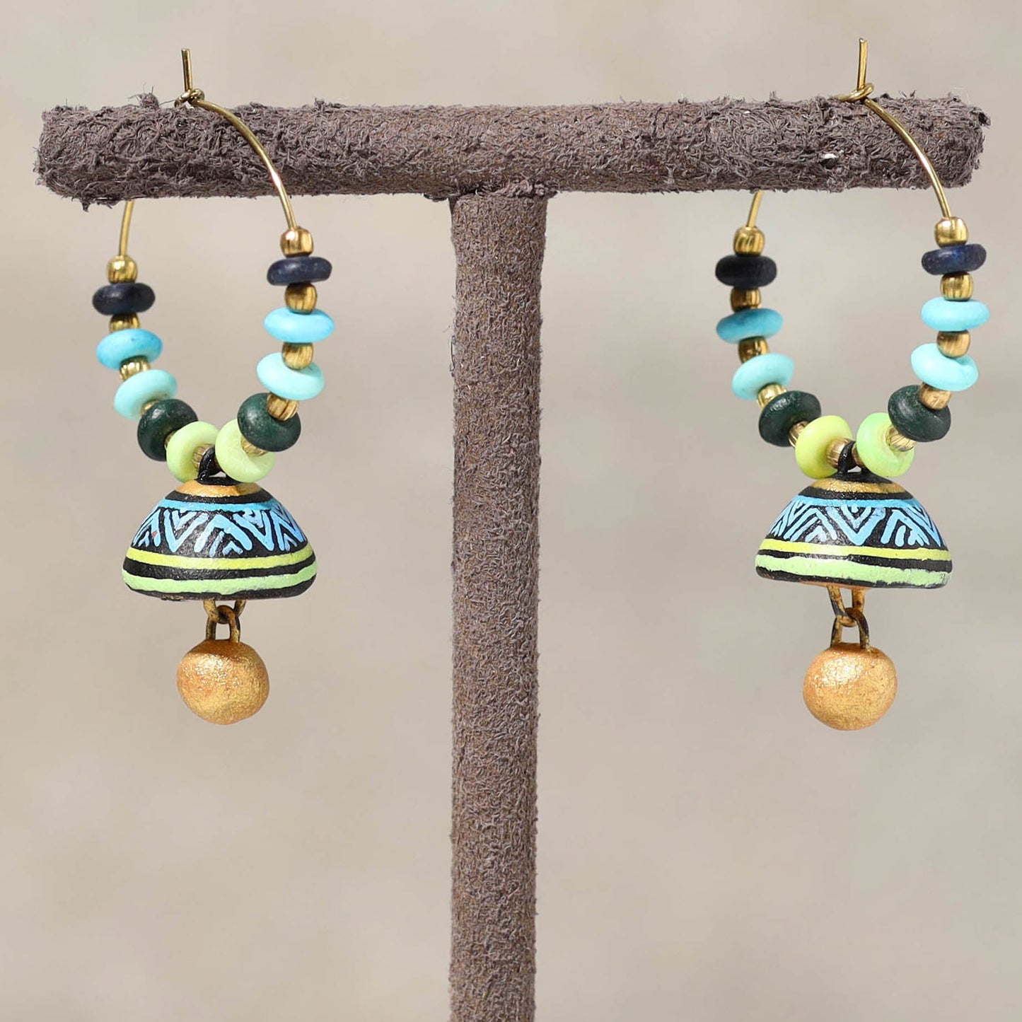 Buy Handpainted Terracotta Miniature Earrings