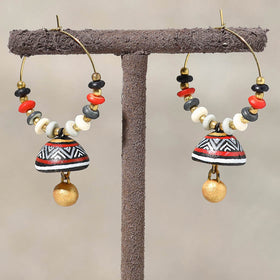 Buy Handpainted Terracotta Miniature Earrings