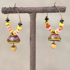  Handpainted Terracotta Miniature Earrings